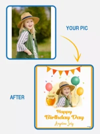 Bear birthday - card