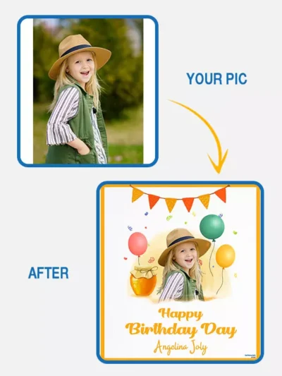 Bear birthday - card