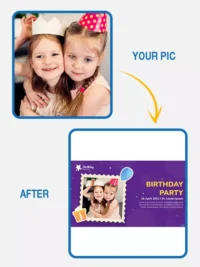 Birthday perty invitation card