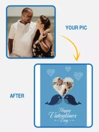 Heppy Valentine day - flat heart