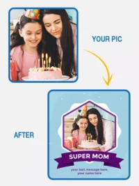 Super mom-purple