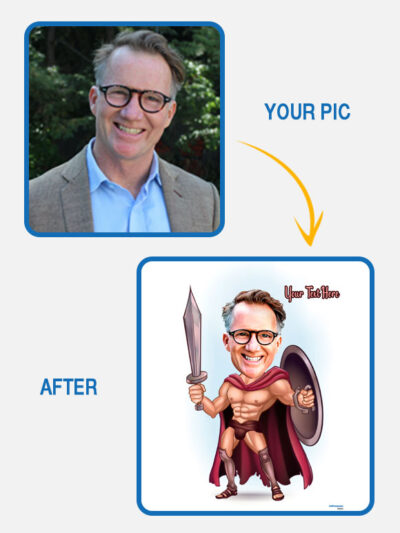 Your dad is now super warrior - Cartoon