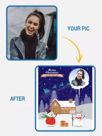 Your mom face Christmas - moon