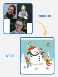 4 face ho ho ho-christmas